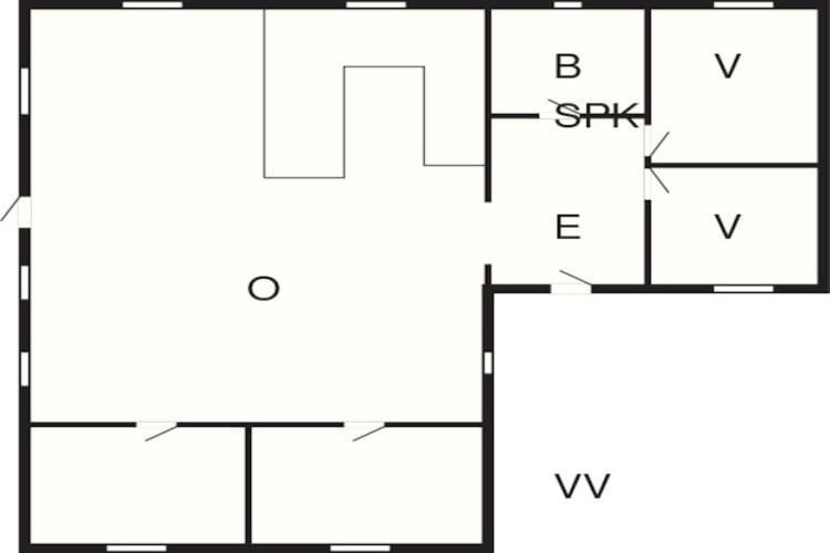 8 Person Holiday Home In R M Lakolk Eksteriør bilde